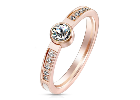 Zásnubní prsteny růžové zlato