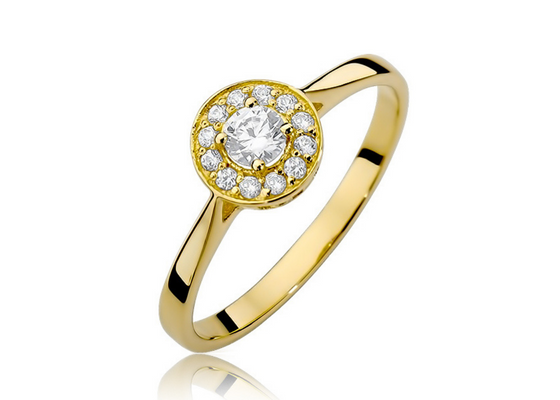 Zásnubní prsteny žluté zlato