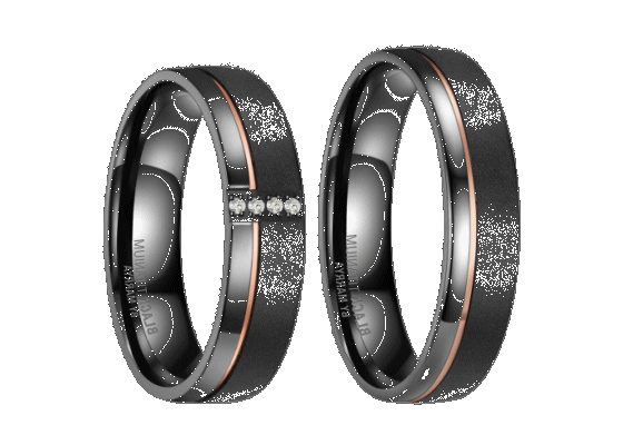 Snubní prsteny BLACK TITANIUM
